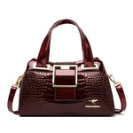 Handbag Purses Crossbody Bags for Women Shoulder Bags Casual Tote Bag-Handbags-Arimonz-Burgundy-Arimonz