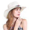 Handmade Straw Summer Sun Beach Hat Western Cowboy Style Hat-Summer Hats-Arimonz-Arimonz