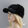 High Quality Real Fur Hat Lamb Wool Winter Bomber Hats Earflaps Cap-Winter Hats-Arimonz-black-57cm/22 inches-Arimonz