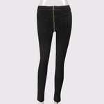 High Waist Back Zipper Pencil Stretch Denim Skinny Jeans Pants-Skinny Jeans-Arimonz-Arimonz