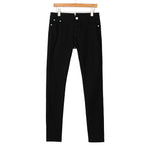 High Waist Back Zipper Pencil Stretch Denim Skinny Jeans Pants-Skinny Jeans-Arimonz-Black-S-Arimonz
