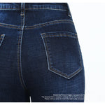 High Waist Jeans For Women Stretchy Button Fly Denim Skinny Pants-Home-Arimonz-Arimonz