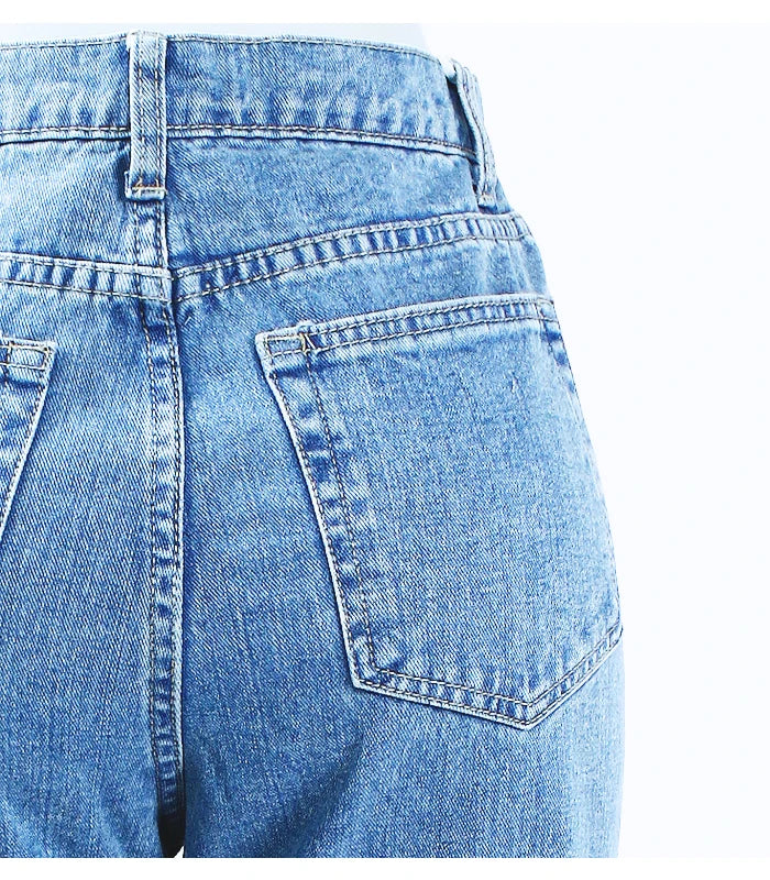 High Waist Mom Jeans Women Denim Harem Pants Trousers Jean For Women-Skinny Jeans-Arimonz-Arimonz
