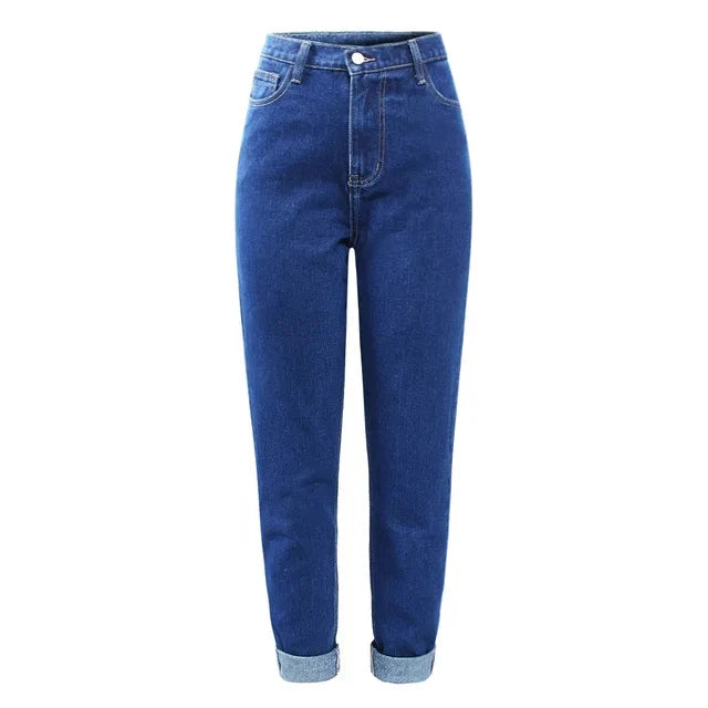 High Waist Mom Jeans Women Denim Harem Pants Trousers Jean For Women-Skinny Jeans-Arimonz-blue-24-Arimonz