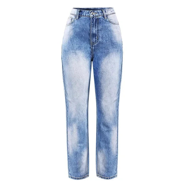 High Waist Mom Jeans Women Denim Harem Pants Trousers Jean For Women-Skinny Jeans-Arimonz-washed-24-Arimonz