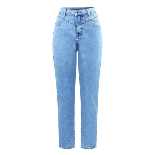 High Waist Mom Jeans Women Denim Harem Pants Trousers Jean For Women-Skinny Jeans-Arimonz-Arimonz