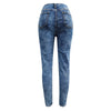 High-Waist Pearl Breasted Cargo Pants Skinny Jeans for Women-Skinny Jeans-Arimonz-Arimonz