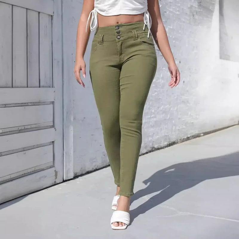 High Waist Skinny Denim Jeans Pencil Pants for Women-Skinny Jeans-Arimonz-Arimonz
