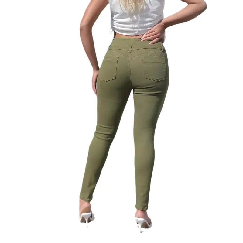 High Waist Skinny Denim Jeans Pencil Pants for Women-Skinny Jeans-Arimonz-Arimonz
