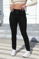 High Waist Skinny Denim Jeans Pencil Pants for Women-Skinny Jeans-Arimonz-Black-S-Arimonz