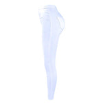 High Waist White Basic Stretch Skinny Denim Pants Trousers Jeans-Skinny Jeans-Arimonz-Arimonz