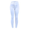 High Waist White Basic Stretch Skinny Denim Pants Trousers Jeans-Skinny Jeans-Arimonz-white-L-Arimonz