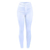 High Waist White Basic Stretch Skinny Denim Pants Trousers Jeans-Skinny Jeans-Arimonz-Arimonz