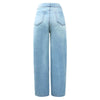 High Waist Wide Leg Jeans With Pockets Women Button Fly Denim Pants-Skinny Jeans-Arimonz-Arimonz