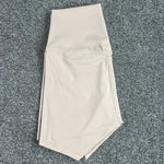 High Waist Yoga Shorts Fitness Running Cycling Quick Drying Shorts-Shorts-Arimonz-Light Lotus Grey-10-Arimonz