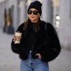 Iconic Street Faux Fur Coat Women Winter Fluffy Short Fur Jacket-Fuzzy Jackets-Arimonz-black fur coat-S-Arimonz