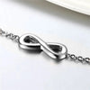 Infinity Stainless Steel Adjustable Bracelet and Anklet for Women-Anklets-Arimonz-Arimonz