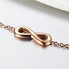 Infinity Stainless Steel Adjustable Bracelet and Anklet for Women-Anklets-Arimonz-Arimonz