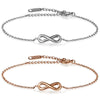 Infinity Stainless Steel Adjustable Bracelet and Anklet for Women-Anklets-Arimonz-Arimonz
