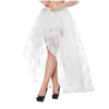 Irregular Mesh Long Skirt Casual Street Puffly Tulle High Waist Skirt-Skirts-Arimonz-White-S-Arimonz