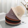 Knitted Bucket Hat Autumn and Winter Faux Mink Cashmere Blend Sun hat-Hats-Arimonz-Arimonz