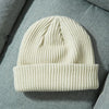 Knitted Hat Solid Skuilles Beanies Dad Cap Thick Warm Ski Beanies Caps-Winter Hats-Arimonz-Beige-Arimonz