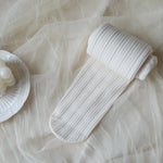 Knitted Women Stockings Warm Twist Striped Love Pattern Women Tights-Socks & Tights-Arimonz-milky style 1-Fit 40kg-70kg (88-154lbs)-Arimonz