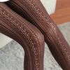 Lace Knitted Cotton Tights Hollow Out Striped Stockings Pantyhose-Socks & Tights-Arimonz-05-One Size-Arimonz