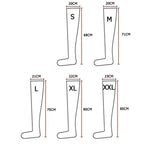 Lace Silicone Latex Stockings Ladies Black Faux Leather Thigh High-Socks & Tights-Arimonz-Arimonz