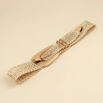 Ladies Braided Belts Irregular Metal Buckle Girdle Adjustable Belt-Belts-Arimonz-Arimonz
