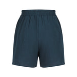 Ladies Casual Loose Cotton Elastic Waist Lace-up Shorts-Shorts-Arimonz-Arimonz
