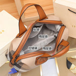 Lady Handbag Plaid Canvas Women Messenger Shoulder Bag Crossbody Bag-Handbags-Arimonz-Arimonz