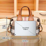 Lady Handbag Plaid Canvas Women Messenger Shoulder Bag Crossbody Bag-Handbags-Arimonz-Arimonz
