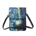 Leather Mobile Phone Bag Starry Night Over Rhone Business Vintage Bag-Arimonz-10-Mini(Max Length<20cm/7.8")-Arimonz