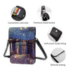 Leather Mobile Phone Bag Starry Night Over Rhone Business Vintage Bag-Arimonz-Arimonz