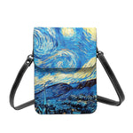 Leather Mobile Phone Bag Starry Night Over Rhone Business Vintage Bag-Arimonz-9-Mini(Max Length<20cm/7.8")-Arimonz