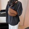 Leather Saddle Armpit Bags for Women Versatile Shoulder Crossbody Bag-Handbags-Arimonz-Arimonz