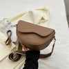 Leather Saddle Armpit Bags for Women Versatile Shoulder Crossbody Bag-Handbags-Arimonz-Arimonz