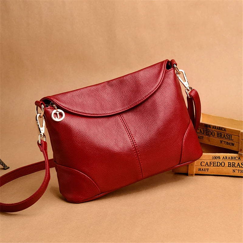 Leather Women Handbags Messenger Bag Shoulder Crossbody Bags For Women-Handbags-Arimonz-Arimonz