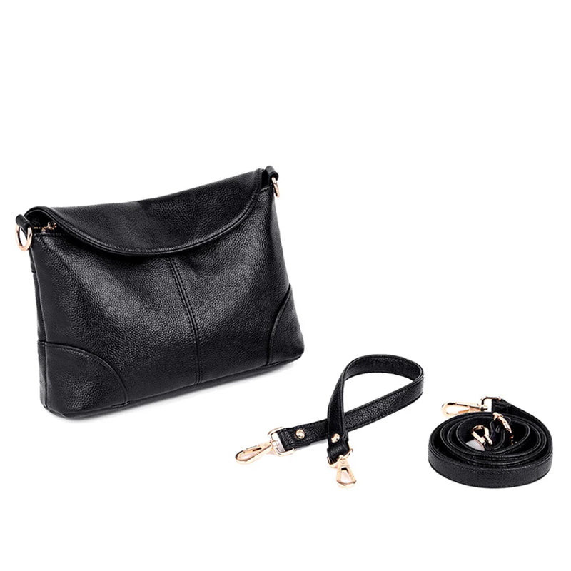 Leather Women Handbags Messenger Bag Shoulder Crossbody Bags For Women-Handbags-Arimonz-Arimonz