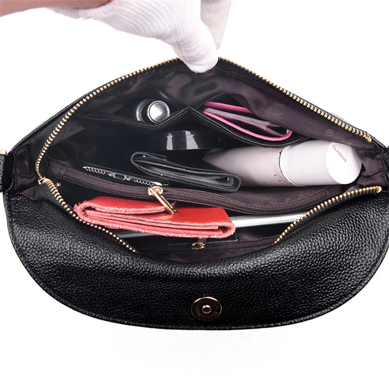 Leather Women Handbags Messenger Bag Shoulder Crossbody Bags For Women-Handbags-Arimonz-Arimonz