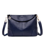 Leather Women Handbags Messenger Bag Shoulder Crossbody Bags For Women-Handbags-Arimonz-BLUE-Arimonz