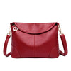 Leather Women Handbags Messenger Bag Shoulder Crossbody Bags For Women-Handbags-Arimonz-RED-Arimonz