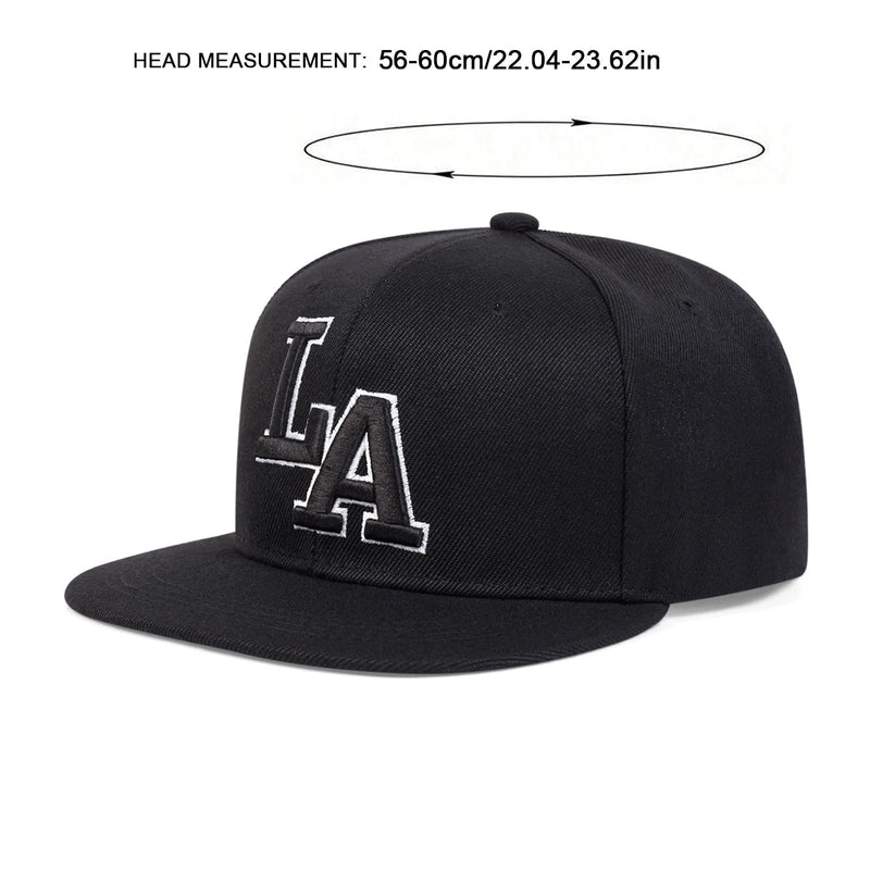 Letter Embroidery Hip Hop Hat Adjustable Outdoor Travel Snapback Hat-Women's Caps-Arimonz-Arimonz