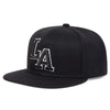 Letter Embroidery Hip Hop Hat Adjustable Outdoor Travel Snapback Hat-Women's Caps-Arimonz-Black-Arimonz