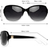 Lightweight Square Frame with Polarized Shade Gradient Black Sunglass-Sunglasses-Arimonz-Arimonz