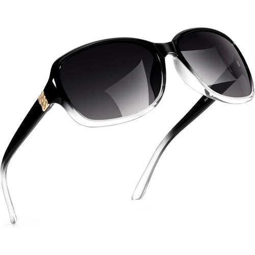Lightweight Square Frame with Polarized Shade Gradient Black Sunglass-Sunglasses-Arimonz-Gradient Black-Arimonz