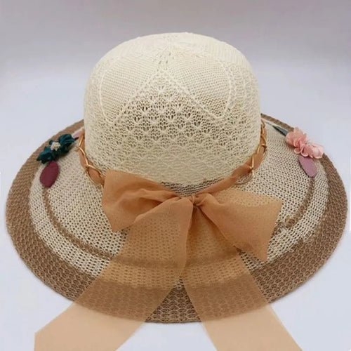 Linen Big Brim Ultraviolet Sunscreen Summer Beach Bucket Hat-Summer Hats-Arimonz-Arimonz