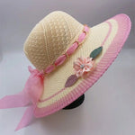 Linen Big Brim Ultraviolet Sunscreen Summer Beach Bucket Hat-Summer Hats-Arimonz-Pink-Free size-Arimonz