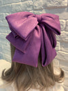 Long Ribbon Four Layer Satin Chiffon Big Bow Hairpin Hair Accessories-Hair Accessories-Arimonz-Arimonz